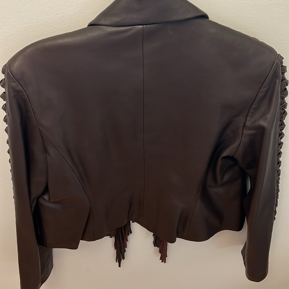 Cortina fringe leather jacket - Picture 9 of 13